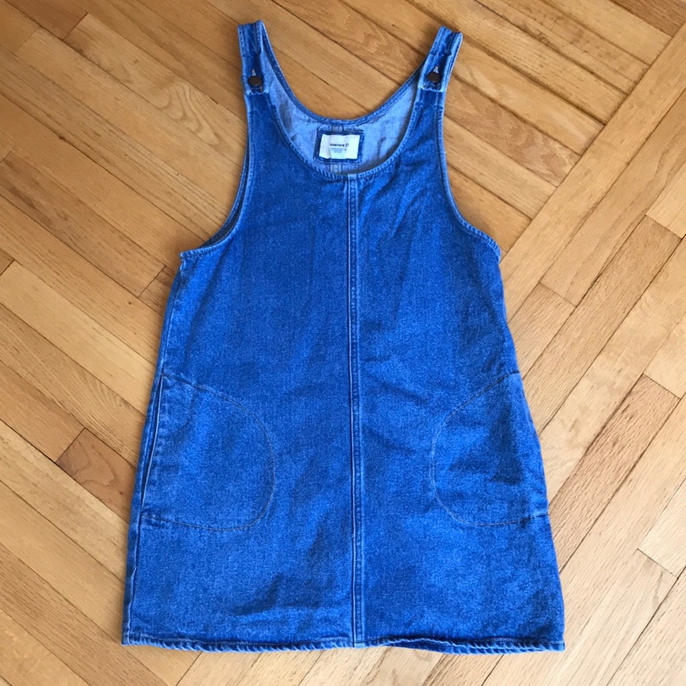 forever 21 size SMALL denim dress